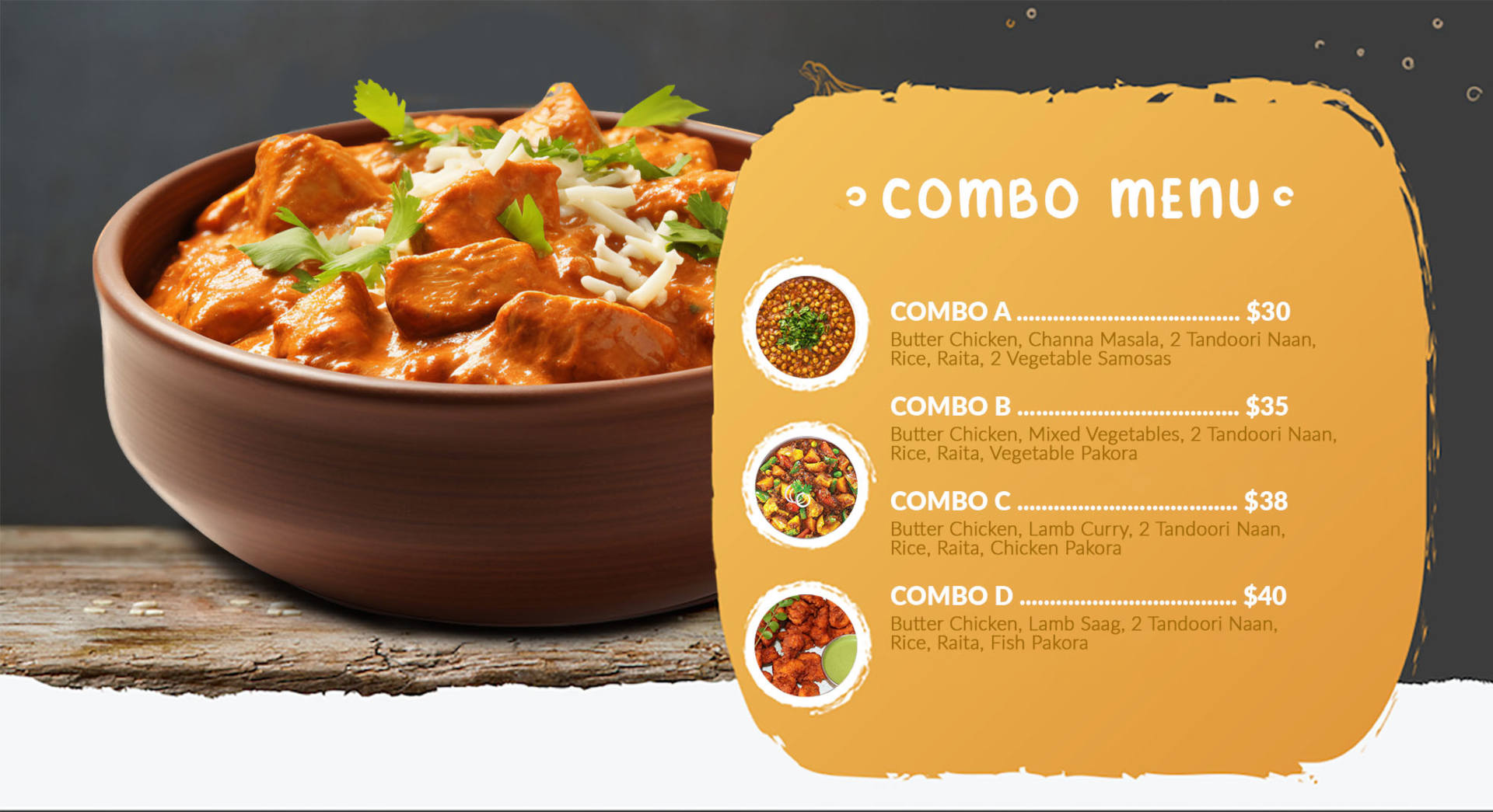 Combo menu